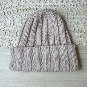Echo Knit Beanie Hat Women's Tan Ribbed Wool Blend Warm Winter Fashion